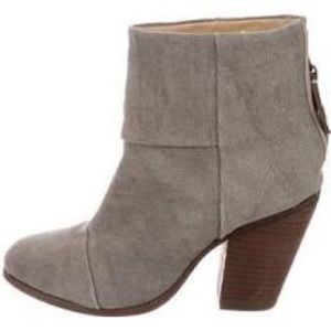Rag & Bone newbury denim ankle boots 7.5
